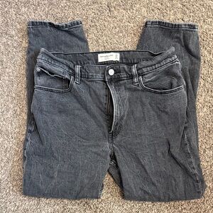 Abercrombie & Fitch Charcoal High Rise Jeans